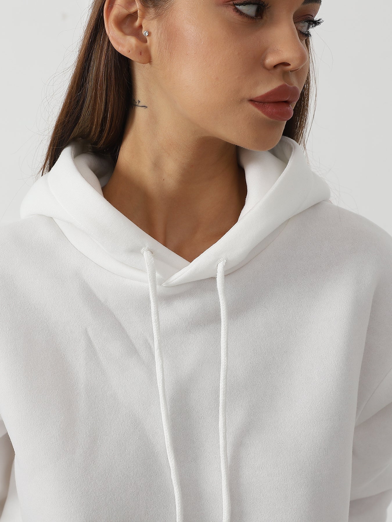 Solid Color Sweatshirt and Pants Set for Women – Casual Long Sleeve Loungewear | Outfit & Sets - KOZHIKO