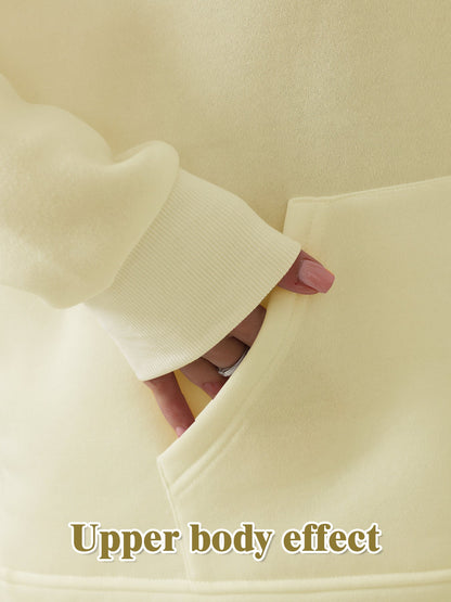 Solid Color Sweatshirt and Pants Set for Women – Casual Long Sleeve Loungewear | Outfit & Sets - KOZHIKO