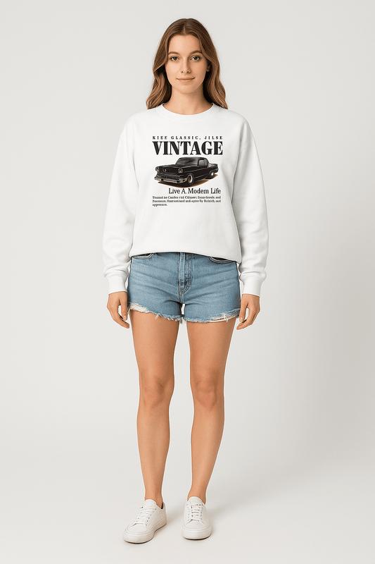 Women’s Printed Solid Color Long Sleeve Sweatshirt | Outerwear & Jackets - KOZHIKO