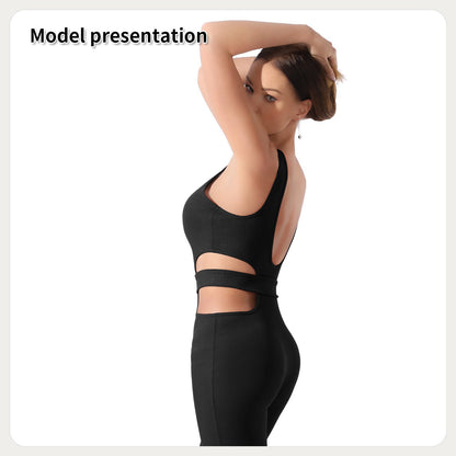 Women's Sleeveless Cutout Waist Bodycon Jumpsuit | Outfit & Sets - KOZHIKO