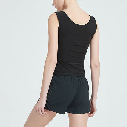 Women's Zip Front Tank Top Shapewear with Sweat - Enhancing Lining | Shapewear - KOZHIKO